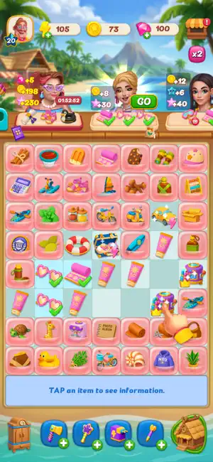 Beach Bliss: Merge Puzzle screenshot 2