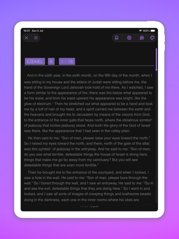 Jehovah’s Witnesses NWT Bible iPad screenshot
