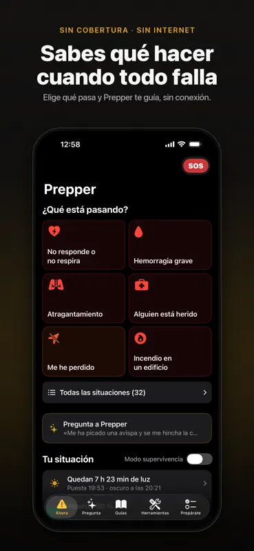 Prepper: Sobrevivência Offline screenshot 1 of 8