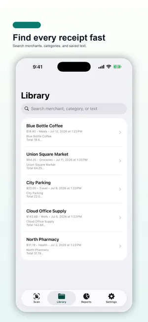 Private Receipt Scanner screenshot 2