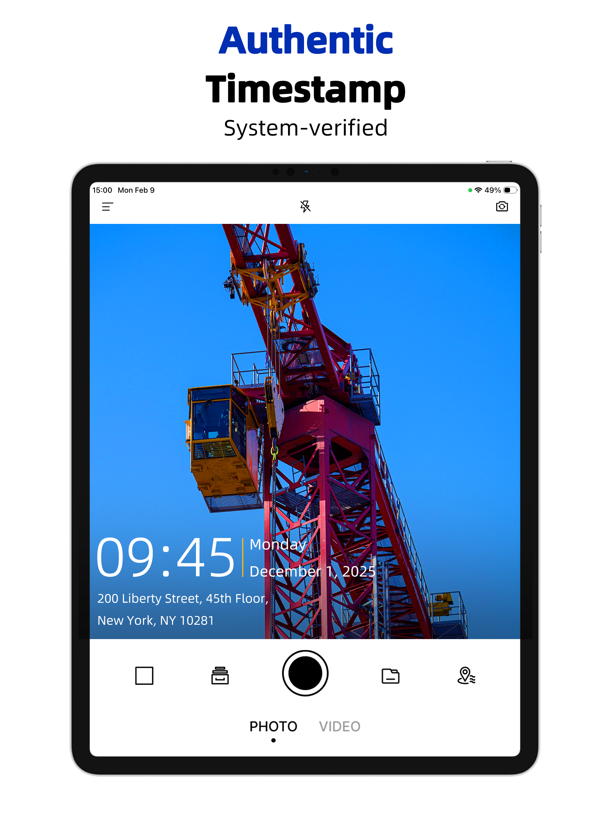 Timestamp Camera - Time & GPS