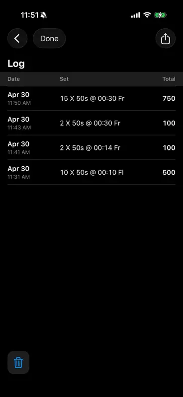 Swim Set Interval Timer screenshot 4 of 4