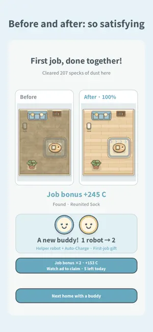 Little Cleaners: Robot Vacuum screenshot 4