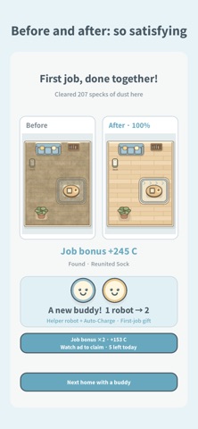 Little Cleaners: Robot Vacuum screenshot 4