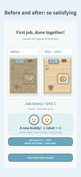 Little Cleaners: Robot Vacuum screenshot 4
