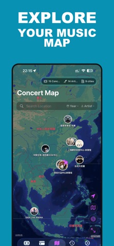 GigLog: Concert Ticket Stub iPhone screenshot