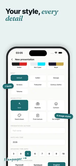 Slidyx: AI presentations screenshot 2