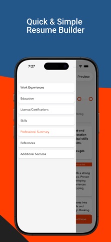 Resume Builder: CV Maker & PDF Screenshot 9 of 10