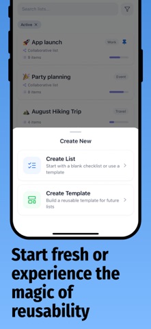 Double Check - Reusable Lists Screenshot 4 of 8
