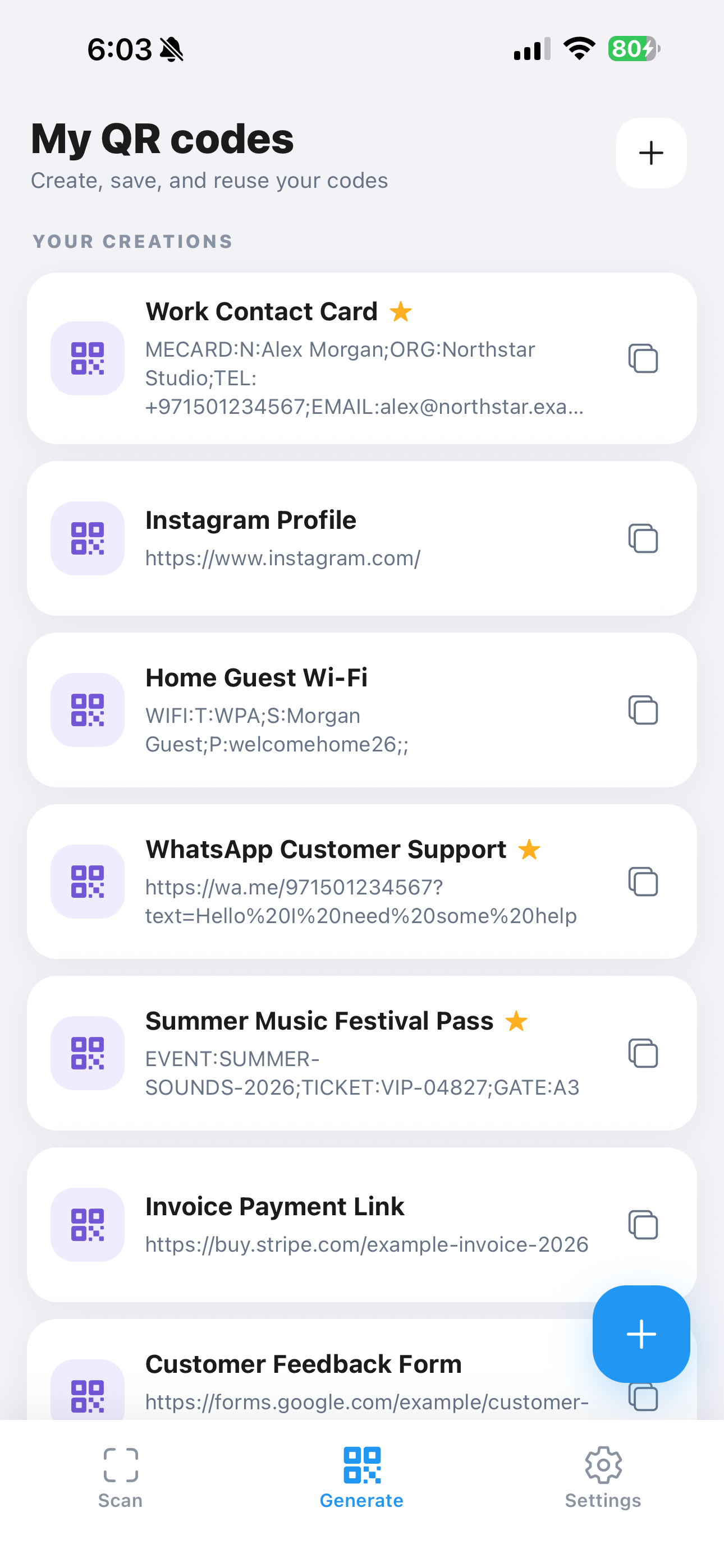 QR: Generate Scan And Share screenshot 4