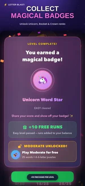 LettersBlast: Word Puzzle Game screenshot 4