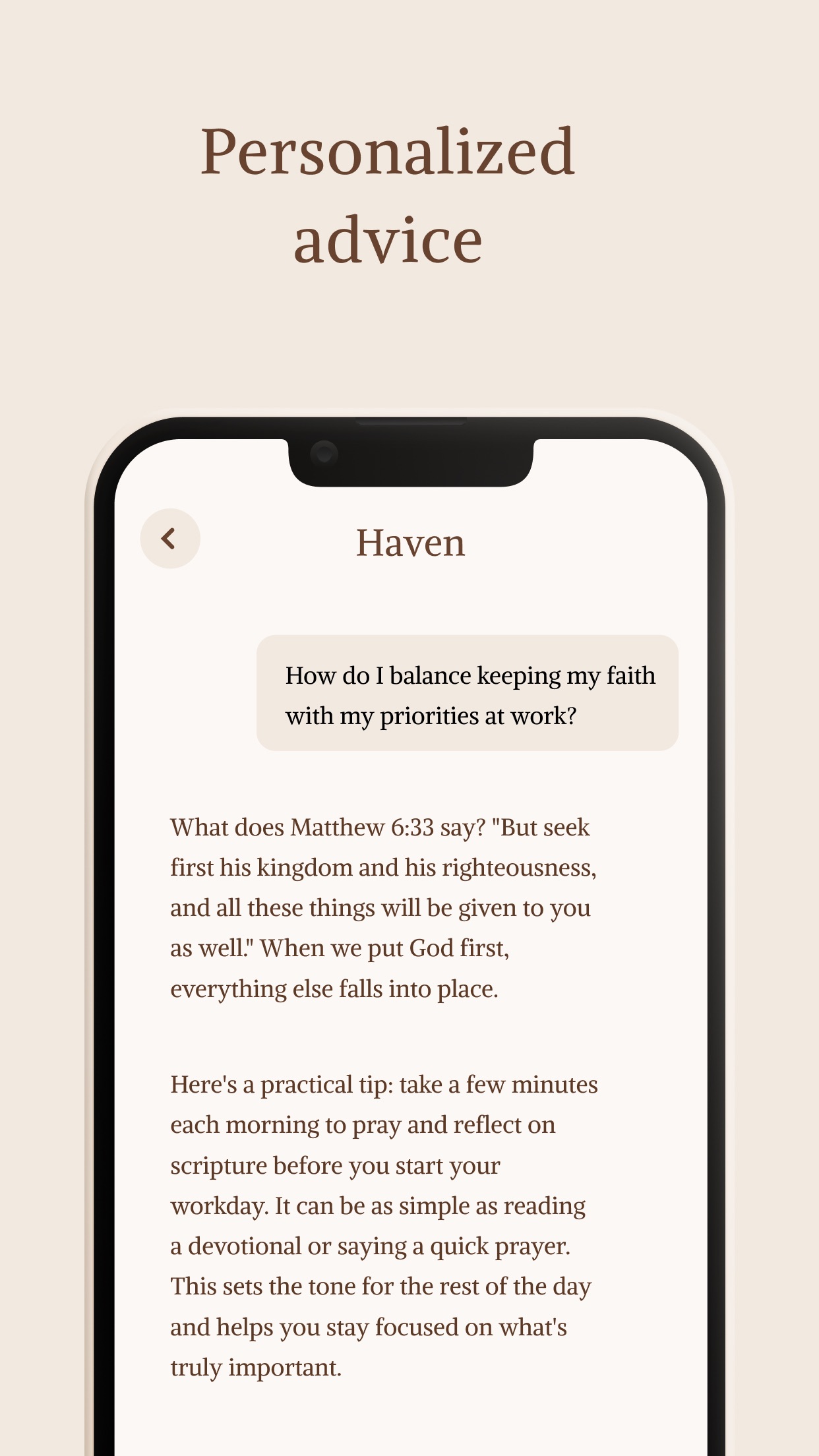 Haven - Bible Chat screenshot 3