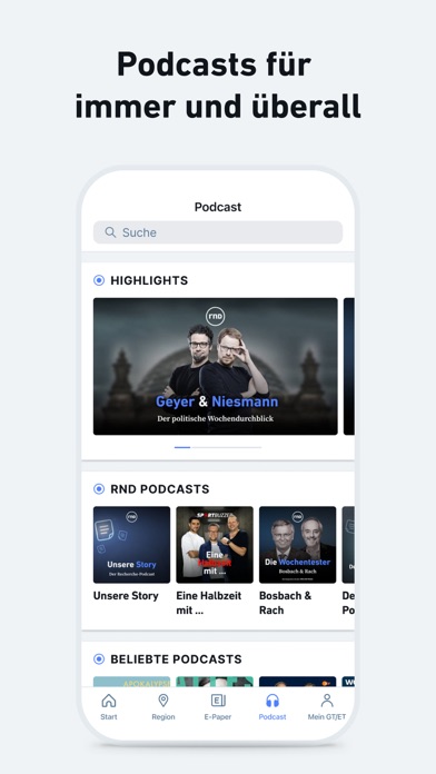GT/ET - News und Podcast iPhone screenshot 8 - News app