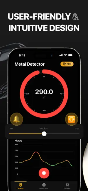 Metal Detector – Magnet Finder screenshot 3