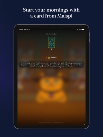 Maispi Tarot - Personal Reader iPad screenshot