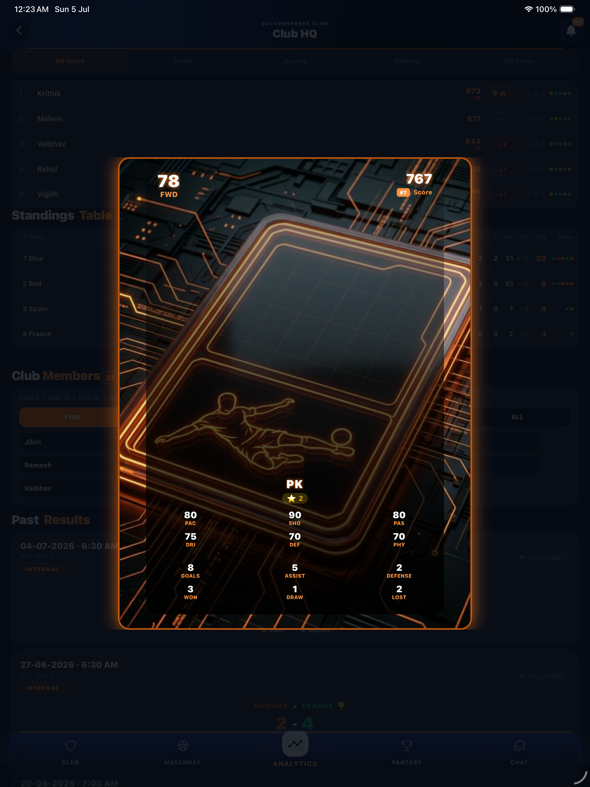 SOCCERHEROS MANAGER screenshot 11