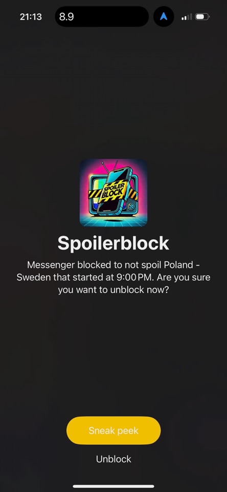 Spoilerblock: Events Despoiled screenshot 1