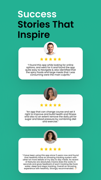 Healthify: AI Calorie Tracker screenshot