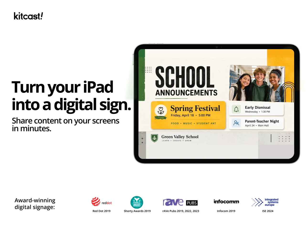 Screenshot #4 pour Kitcast: Digital Signage
