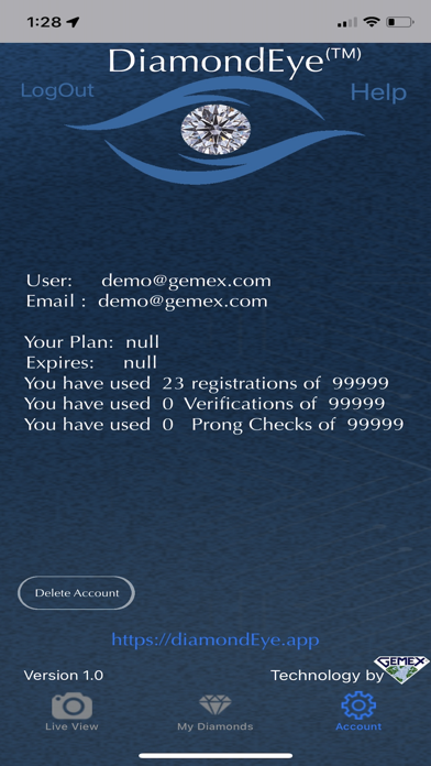 DiamondEyePro Screenshot