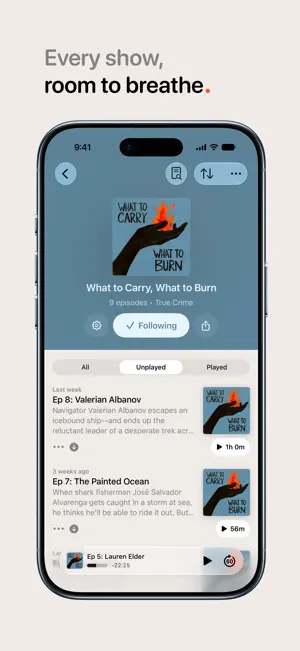 HearHere: Podcast Player screenshot 3
