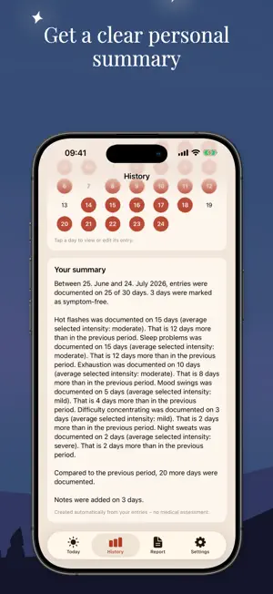Menopause Tracker: My Diary screenshot 3