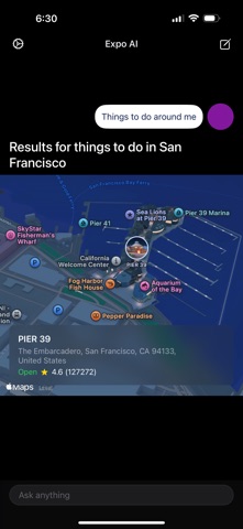 Expo AI screenshot