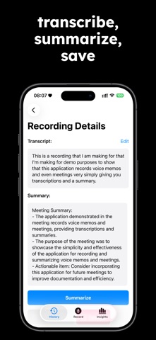 Voice Memos - Voice Note Taker Screenshot 3 of 3