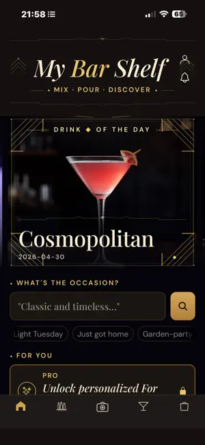 My Bar Shelf: Home Cocktails screenshot 1