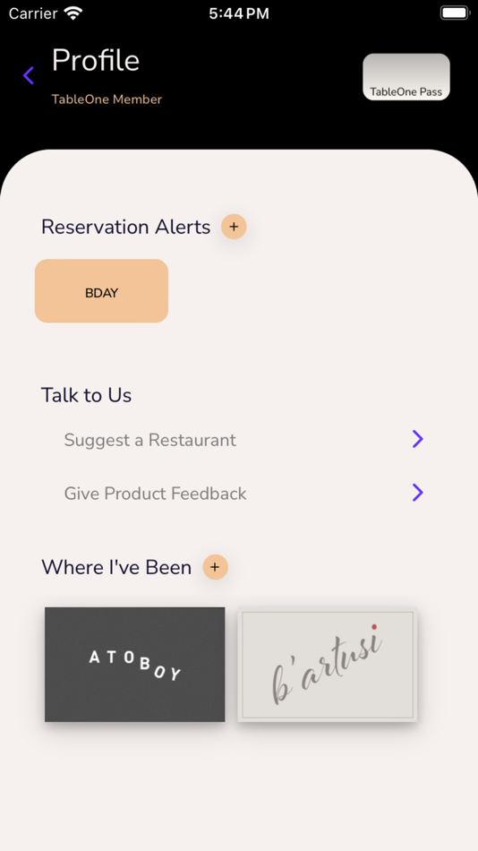 #2. TableOne Reservations (iOS) Podle: Frank Besson