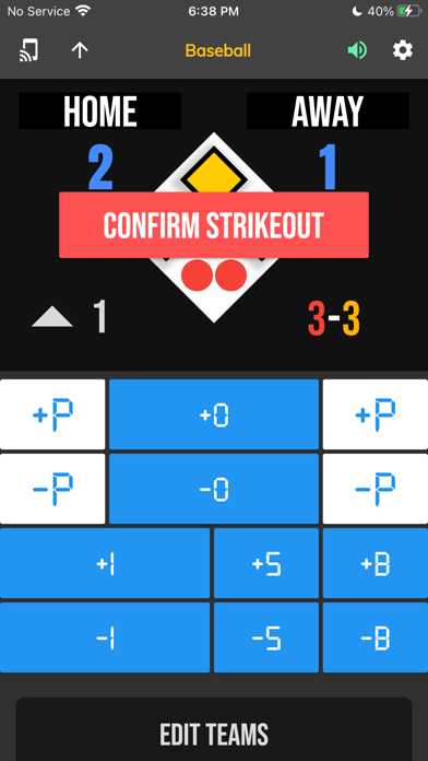 BT Baseball Controller iPhone screenshot 5 - Sports app