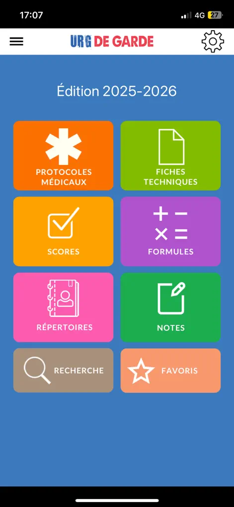 Urg' de Garde 2025-2026 - Application Médecine | MWM