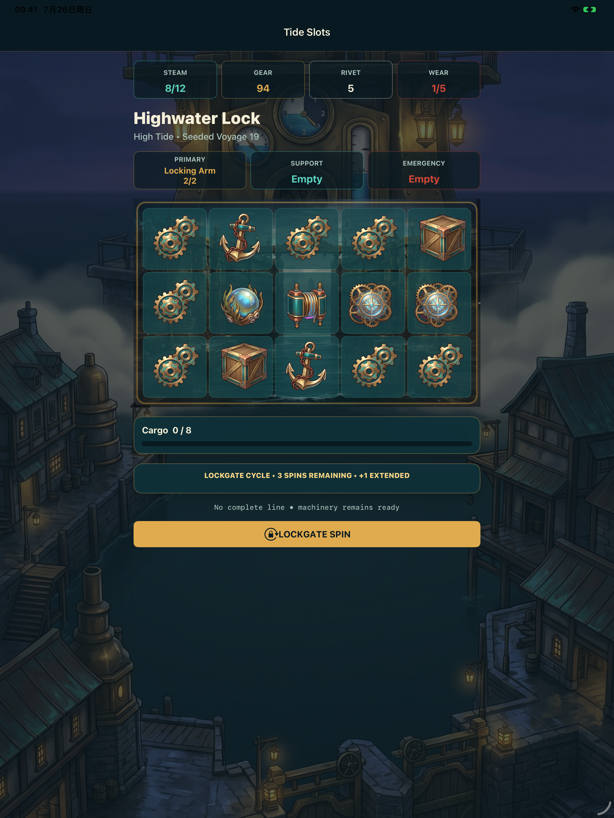 Tideclock Slots: Brass Harbor screenshot 9