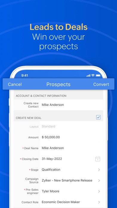 Zoho CRM - Sales & Marketing