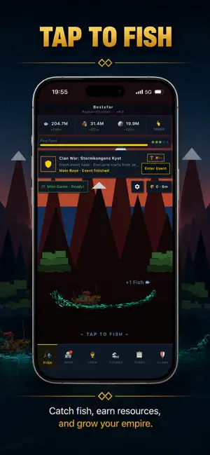 Fjord Legacy — Fishing Idle screenshot 2