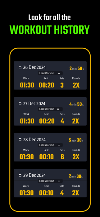 TABATA Timer Interval Timer Screenshot 10 of 10