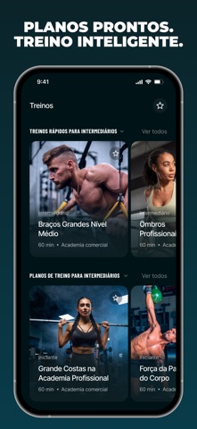 Befit: Plano e Treino Academia iPhone screenshot 4