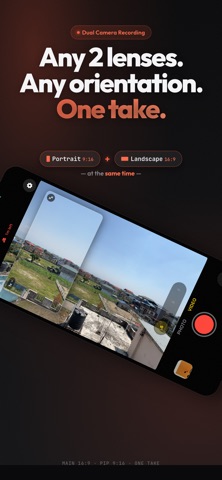 Dual Shot Recorder Camera App screenshot
