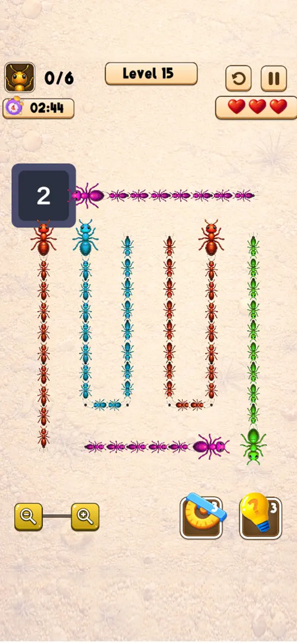 Screenshot #2 pour Ant Escaped Logic Puzzle Game