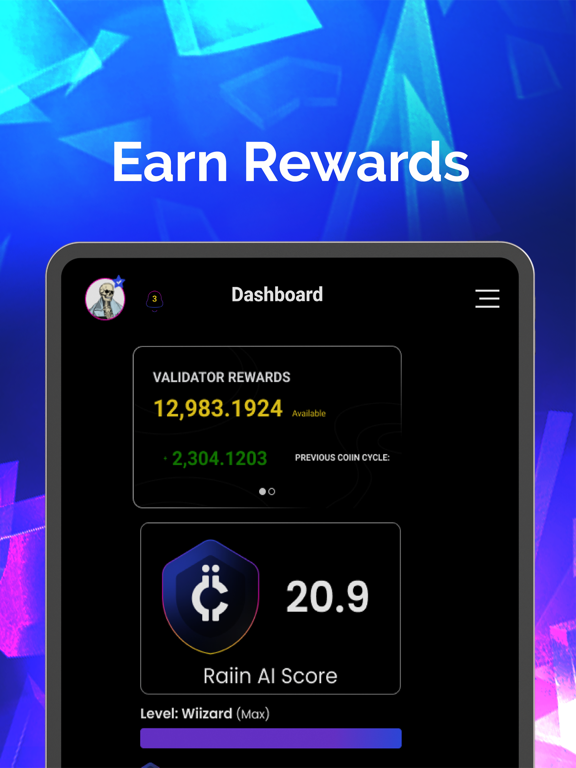 Raiinmaker: Earn With AI iPad screenshot 4 - Social Networking app