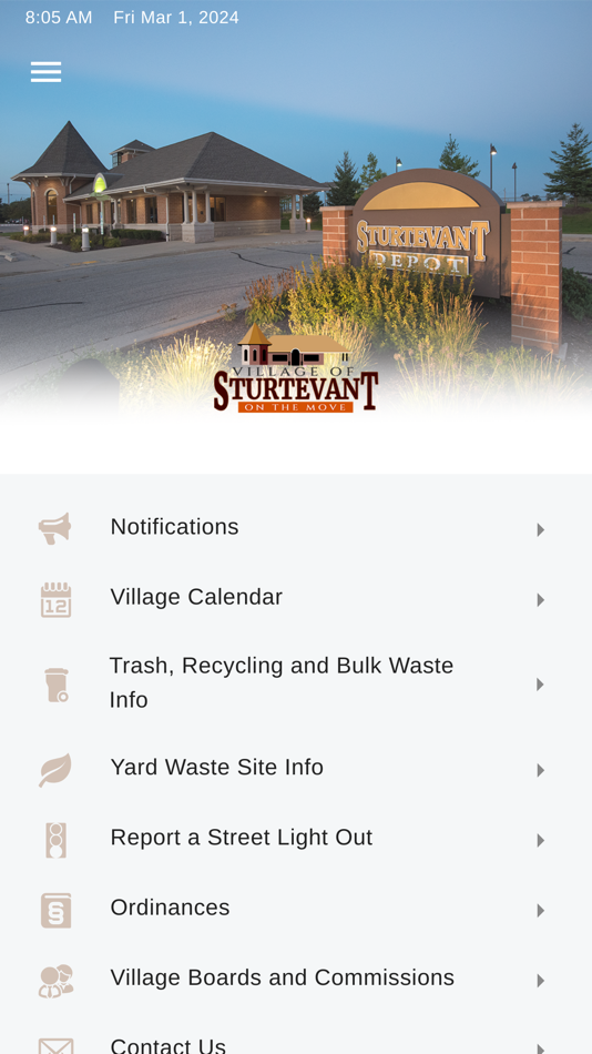 #1. Sturtevant On The Move (iOS) 由: GOGov, Inc.