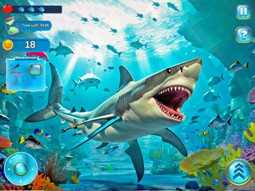 Shark Attack Survival Games iPad screenshot
