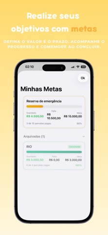 70/30App Controle Financeiro screenshot