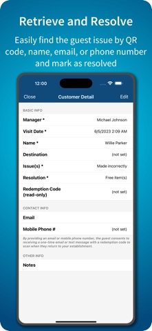Loyal Guests - Manager iPhone screenshot