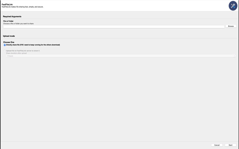 FastFileLink app screenshot