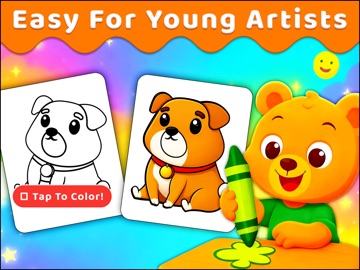 Kids Paint & Coloring Book iPad screenshot