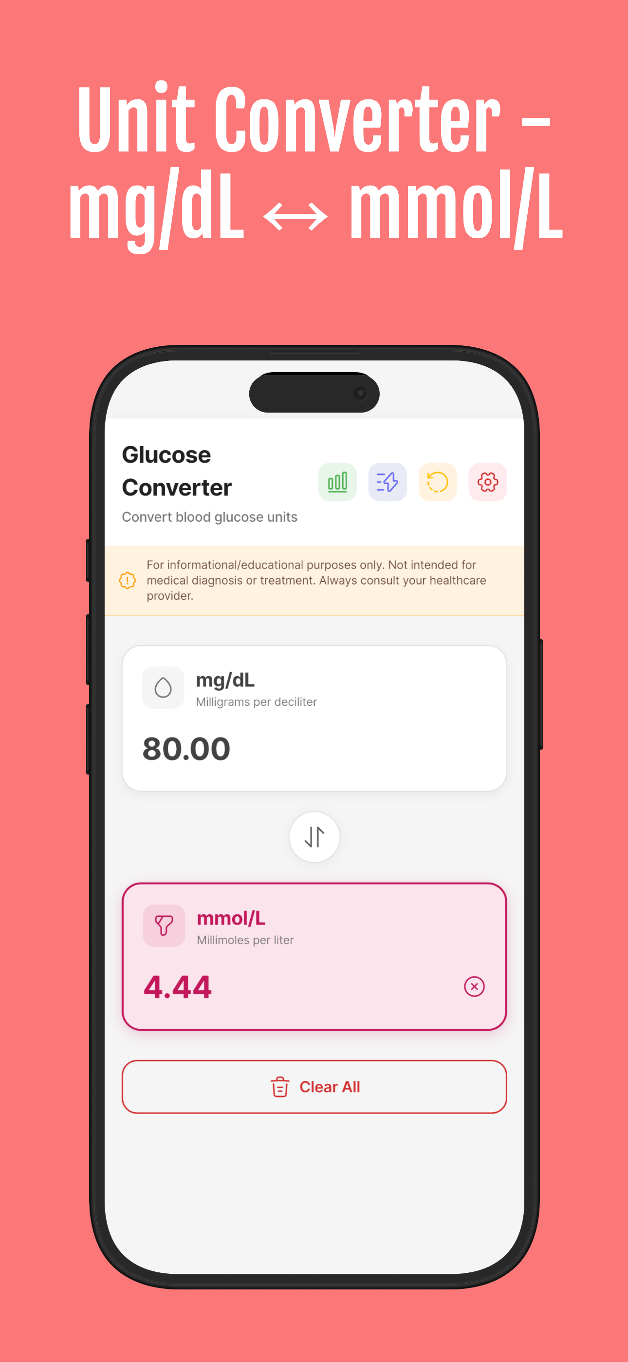 Blood Sugar Converter - screenshot 2