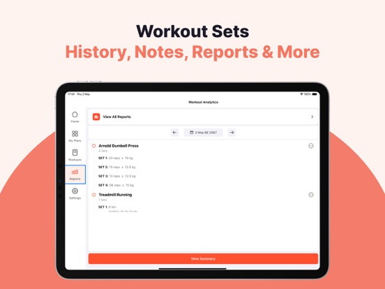Gym Diary: Workout Log Tracker iPad app afbeelding 3