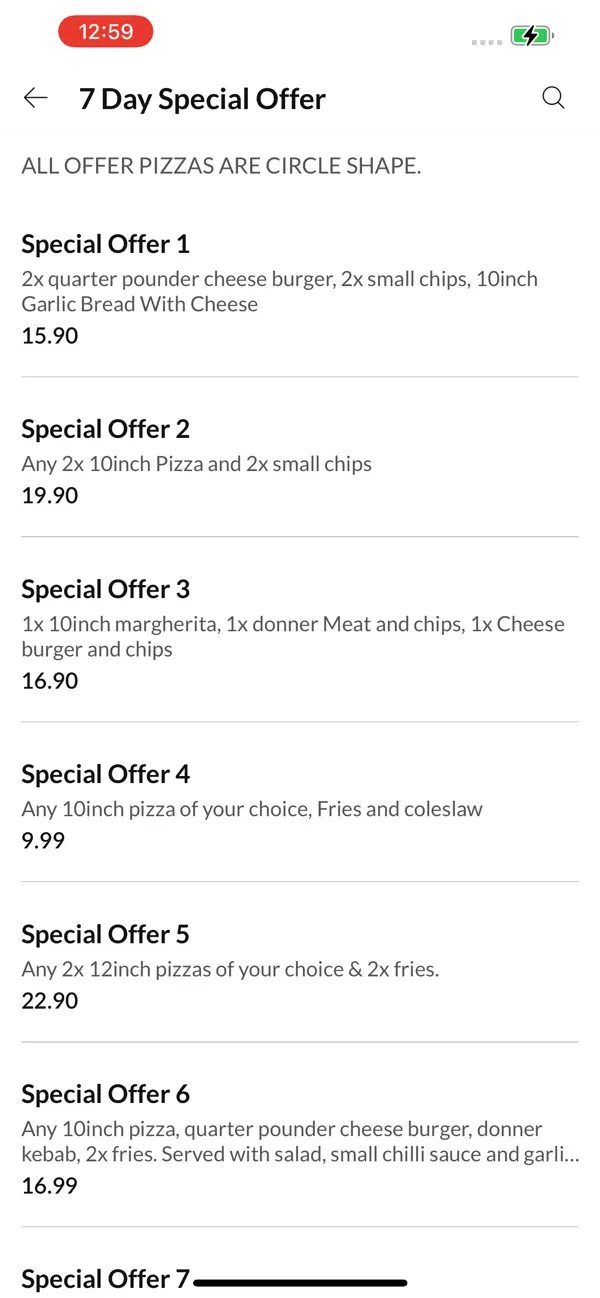 Screenshot #3 pour Fabios Pizzeria