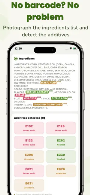 AvoidAdditives Food Scanner screenshot 2